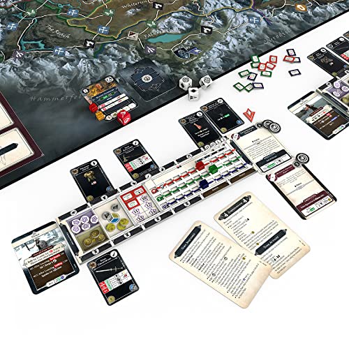 The Elder Scrolls V: Skyrim The Adventure Game - Epic Cooperative & Solo Board Game, Open-World Questing, Character Progression & Narrative Strategy, Ages 14+, 1-4 Players, 60-120 Min Playtime | Co-Op or Solo Campaign Game for 1-4 Players, 60-120 Minute,