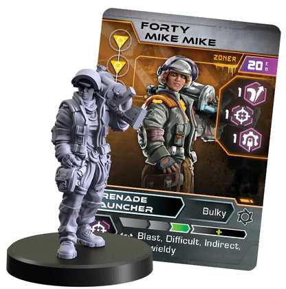 Monster Fight Club Cyberpunk Red Combat Zone Board Game Expansion: Zoners Starter Gang - style: Zoners