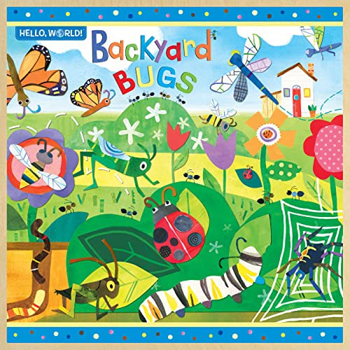Baby Fanatics MasterPieces 48 Piece Jigsaw Puzzle for Kids - Hello, World Backyard Bugs - 11"x11" - style: Hello World-Backyard Bugs