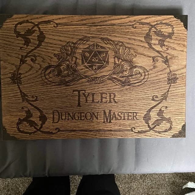 Personalizable Game Master Screen made for Board Role Playing Game - Wooden Handcrafted GM Screen Set - DM Gift Idea - Gifts for Him and Her (Personalizable) - color: Personalizable