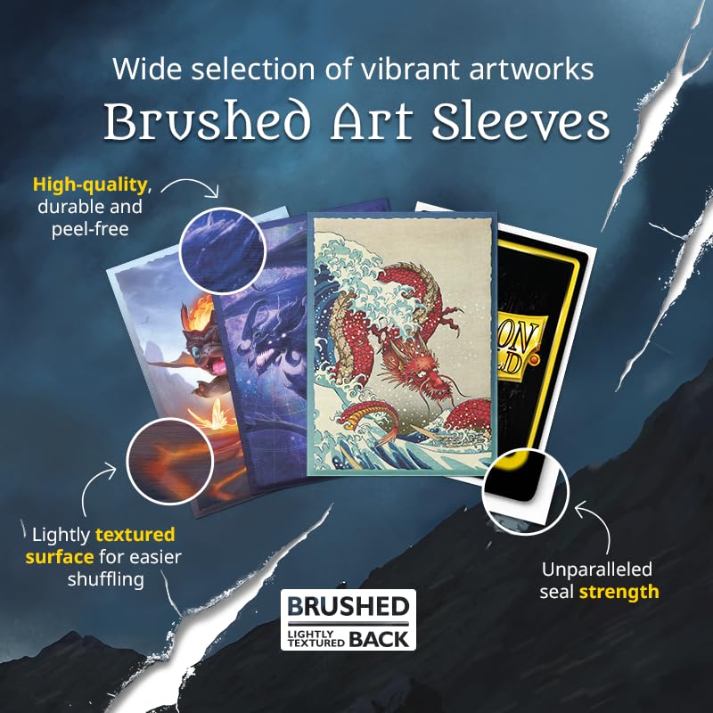 Dragon Shield | Brushed Art Sleeves | Christmas 2025 | 100 CT - Smooth & Tough Premium TCG Sleeves | Compatible with Pokemon, Flesh & Blood, One Piece & Magic the Gathering - color: Christmas 2025
