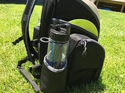 Throwback Sports Throwback Backpack Cooler 2.0 - Large Insulated Cooler Bag with Padded Straps, 20-25 Disc Capacity, Removable Dividers, Dual Bottle Holders - Frisbee Disc Golf Bag