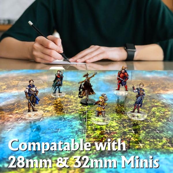 Arcknight The Textures Pack 2 Roleplaying Battlemaps; 16 Modular RPG Maps in 8 Double-Sided Pages, 1" Square Grid, Modular & Versatile Design for Tabletop Gaming - for Dungeons & Dragons & Pathfinder - style: Textures 2