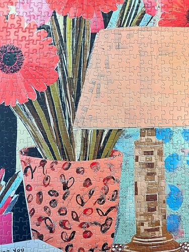 1000 Piece Jigsaw Puzzle for Adults, Artist Desk Puzzle | Oil Painting-Style Artist Desk Scene with Vibrant Art Supplies and Rich Details, 24 x 24 in - color: You Got This!