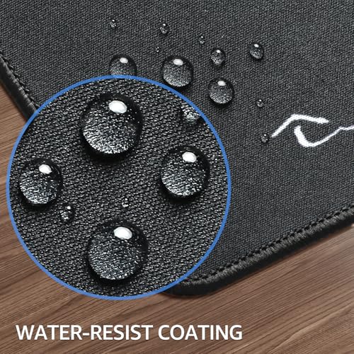 KTRIO Large Gaming Mouse Pad, Desk Mat, 31.5 x 15.7 in, Kanagawa Wave, XXL | Smooth Micro-Weave Surface, Artistic Pattern Design, Non-Slip Rubber Base, Durable Stitched Edges, Office & Home Use - color: Kanagawa Wave, size: 31.5l X 15.7w Inches