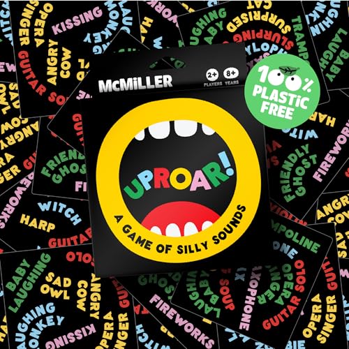 UPROAR! Family Word Sound-Matching Card Game – Crowd-Pleaser – Fast-Paced Party Game for Kids, Teens & Adults | Perfect for Family Game Night, Parties & Birthdays | 2–6 Players | Easy to Learn