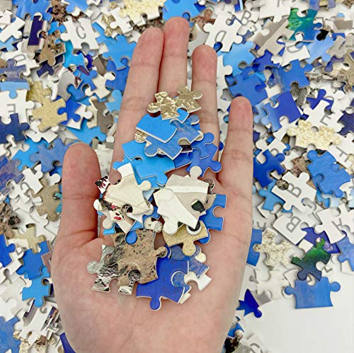 Puzzles for Adults 1000 Pieces Jigsaw Puzzles for Kids Challenging Game Toys Puzzle for Parents, Friends, Lovers and Children, Aegean Sea 27" x 20" - color: Aegean Sea