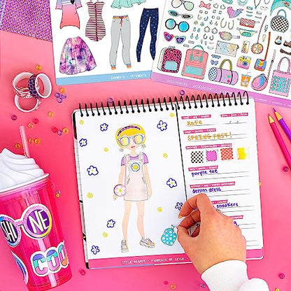Fashion Angels Designer Kit for Girls | Fashion Activity Sticker Book with 700+ Stickers, Road Trip Essentials, Ideal for Kids Ages 6+ - style: Fashion Design