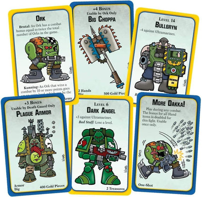 Steve Jackson Games Munchkin Warhammer 40,000 | Strategic Battles with Warhammer Crossover Humor, Grimdark Parody for 3-6 Players, Ages 12+, 60-120 Minutes - style: Munchkin: Warhammer 40000