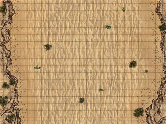 The Gaming Mat Company Dungeons and Dragons DND Sand Playmat for Tabletop RPG Gaming - 36"x 48"x 0.16" with Grid Battle Mat Table Cloth Cover Board for dice Adventure Games Great for Other RPG Games