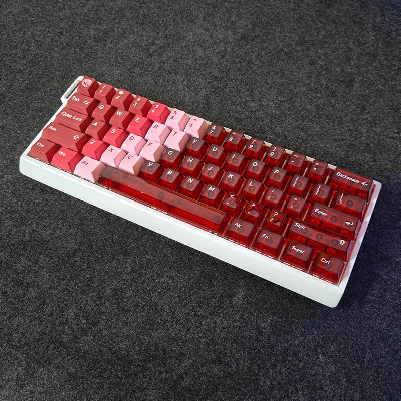 FKZ H60 Aluminum Keyboard Case,60% Compact Customized Mechanical Gaming Keyboard Housing Compatible with Wooting60/Win60/GH60/MADLIONS MAD60HE/61Keys Barebones Keyboard DIY (White) - color: White