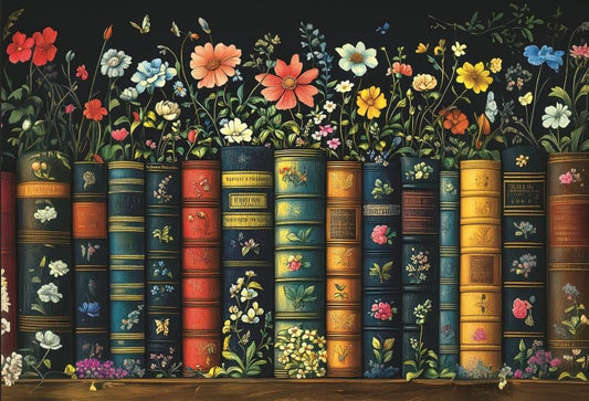 Wildflowers Puzzles for Adults 1000 Pieces, YOGEON Wildflower Pages Jigsaw Puzzle, Vintage Book Puzzles for Book Lover, Plant Floral Flowers Puzzle as Home Décor (Finish Size: 20''x 15'') - color: Wildflowers