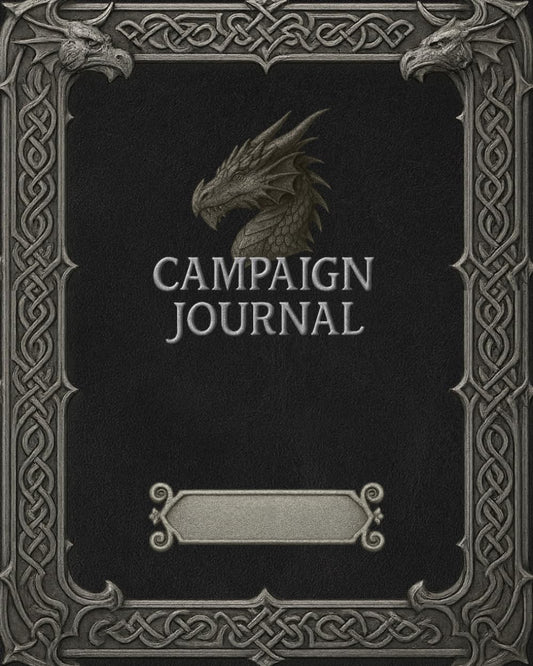 CAMPAIGN JOURNAL: Your Complete DnD Organizer with Character Sheets, Quests, NPCs, Maps, and Session Notes — All in One Place