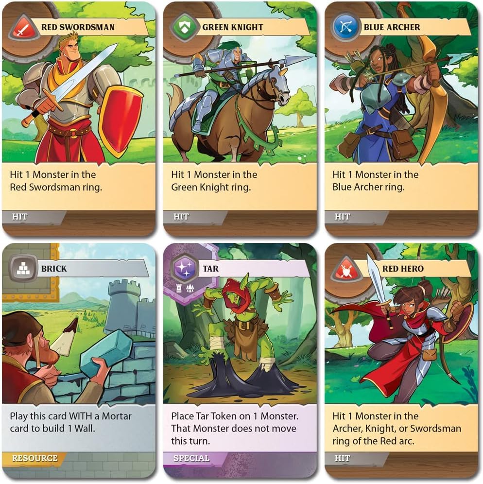 Fireside Games Castle Panic 2nd Edition | Cooperative Family Strategy Board Game with Monster Defense Card Trading and 3D Towers | Fun Adventure for 1-6 Players Ages 8 and Up - style: Base Game 2nd Edition