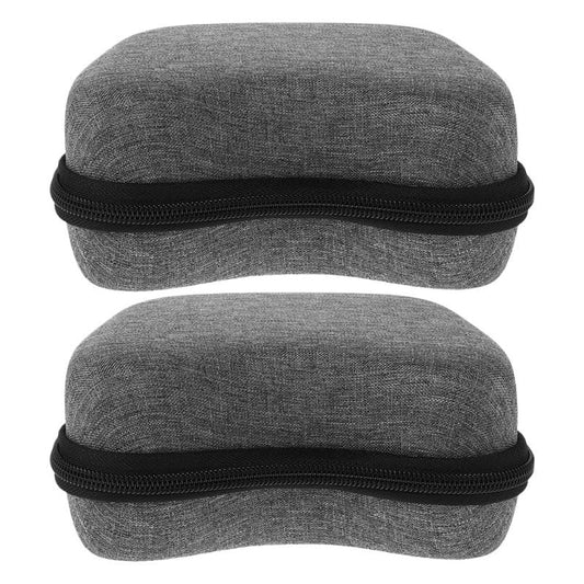 DIYEAH Hard Shell Travel Case Storage Bag for Game Controllers Portable Carrying Organizer 2-Pack Protective Controller Travel Case