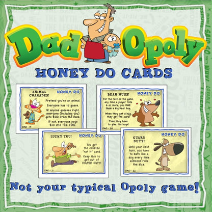 DadOpoly – The Hilarious Family Board Game for Dads and Kids, Family Night Laughs, and Dad Humor Fun