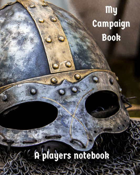 DnD Players Campaign Notebook, Roleplay, RPG Notes.: Perfect for beginner players