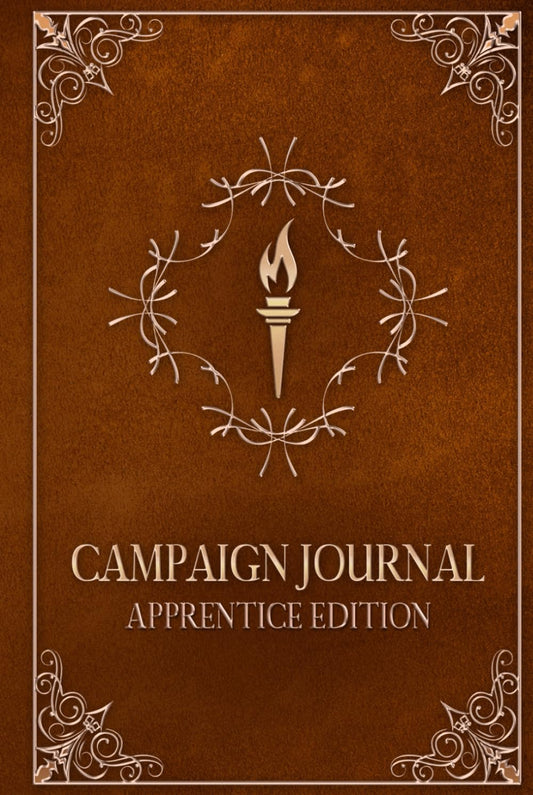 Campaign Journal: Apprentice Edition: A Full-Color TTRPG Session Log For Players Ages 10+ Compatible with D&D and All Tabletop Role Playing Games