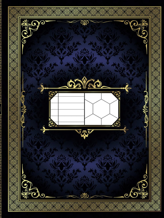 RPG Mixed Paper Notebook: College Ruled and 1" Hex Pointy Topped Grid Pages: Tabletop Role-Playing Games Journal | Campaign Planner for Game Masters