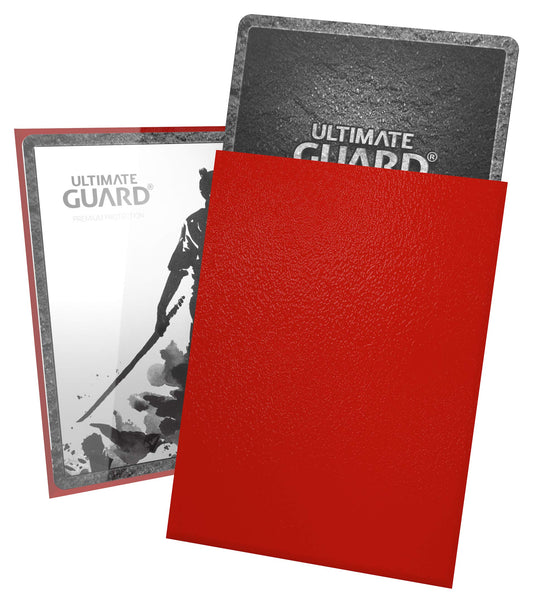 Ultimate Guard Katana Card Sleeves: 100 Standard Size TCG Sleeves, 66 x 91mm, Red Back, Tournament Quality, No PVC & Acid-Free, High Clarity - color: Red, size: Standard Size (66 x 91mm)