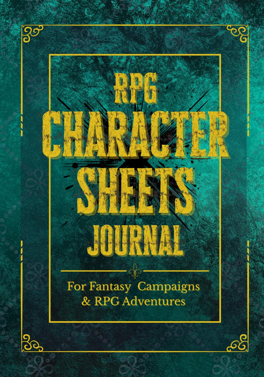 RPG Character Sheet Journal: Campaign Tracker Notebook for Tabletop Role-Playing Games (5E Compatible Character, Inventory & Session Notes Book)
